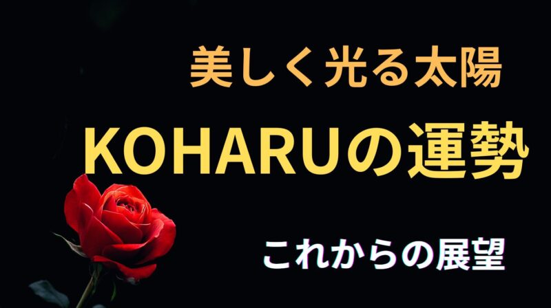HANA KOHARUの占い。運勢とこれからの展望を占った星空イメージ